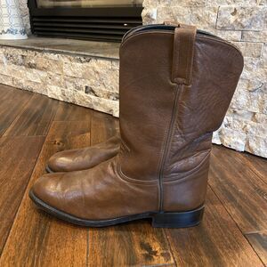 Dan Post Roper Cowboy Boots Size 10.5 D Style 6587 Brown